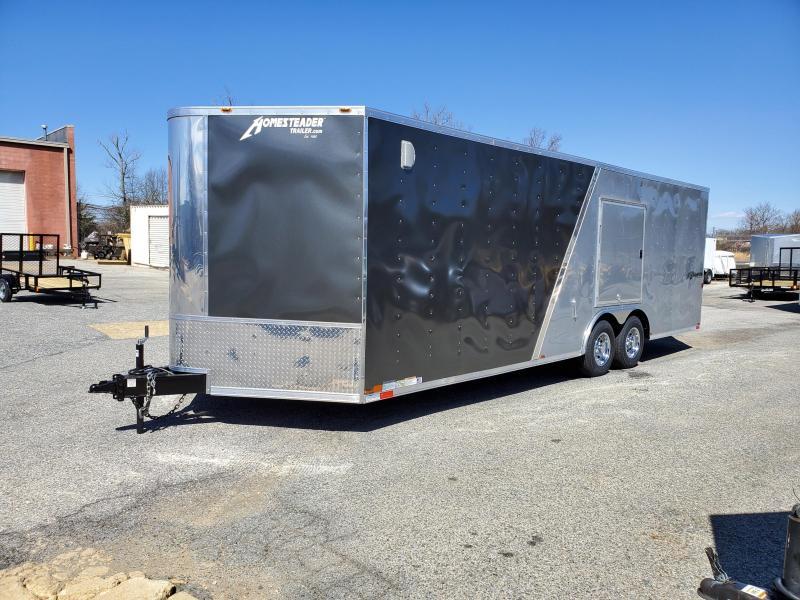 8.5 x 24 V Homesteader Champion 10k Enclosed Car Hauler 8.5 x 24 V Homesteader Champion 10k Enclosed Car Hauler