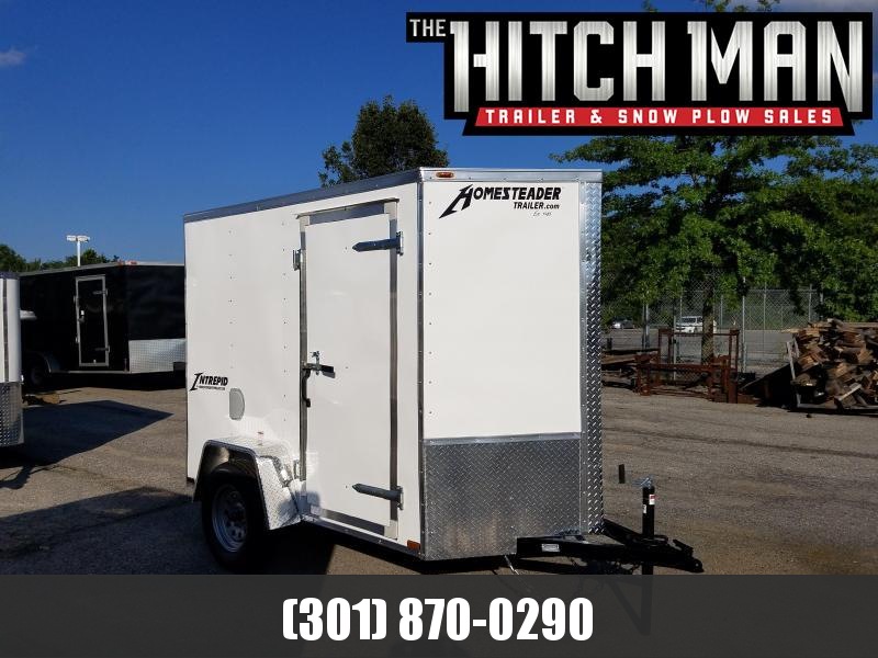 5 X 8 Homesteader Intrepid V-Nose Enclosed Cargo Trailer 3k 5 X 8 Homesteader Intrepid V-Nose Enclosed Cargo Trailer 3k