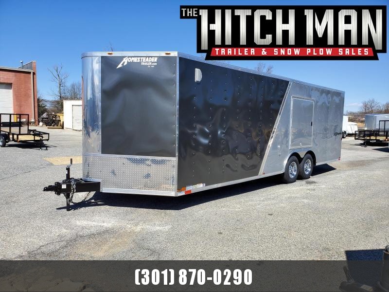 8.5 x 24 V Homesteader Champion 10k Enclosed Car Hauler 8.5 x 24 V Homesteader Champion 10k Enclosed Car Hauler