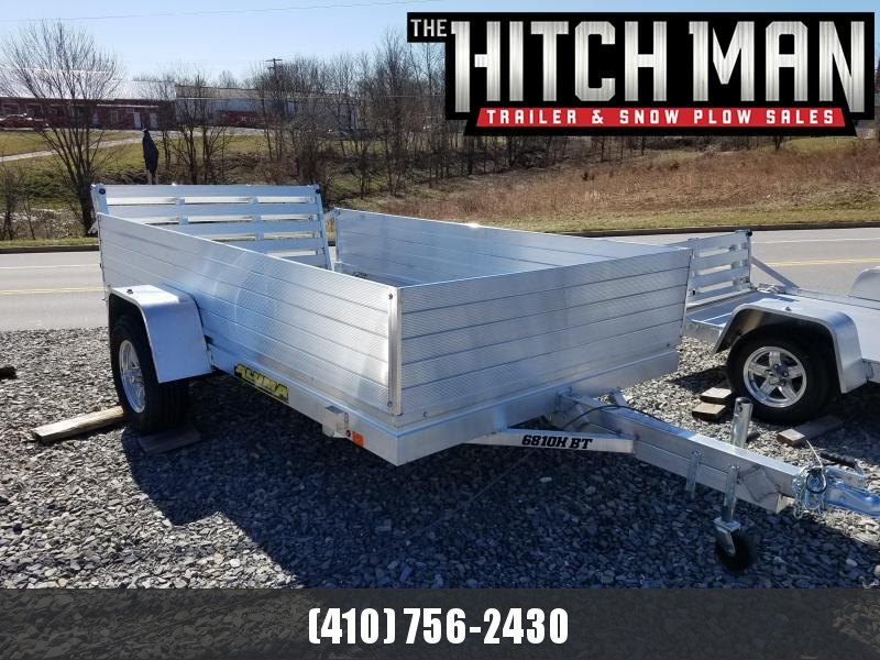 5' 8" x 10' Aluma 6810H Aluminum Utility Trailer 3K 5' 8" x 10' Aluma 6810H Aluminum Utility Trailer 3K