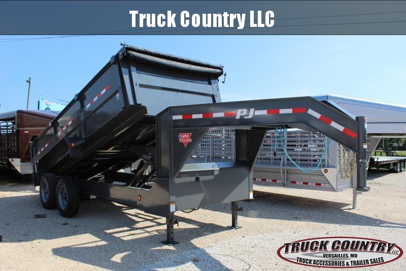 2020 PJ Trailers DE 16' gooseneck Dump Trailer 2020 PJ Trailers DE 16' gooseneck Dump Trailer