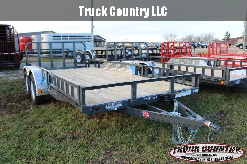 2019 PJ Trailers UL 83"x16' grey Utility Trailer 2019 PJ Trailers UL 83"x16' grey Utility Trailer