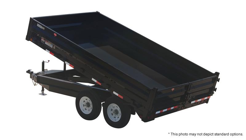 2020 PJ Trailers 16' x 96" Deckover Dump Trailer 2020 PJ Trailers 16' x 96" Deckover Dump Trailer