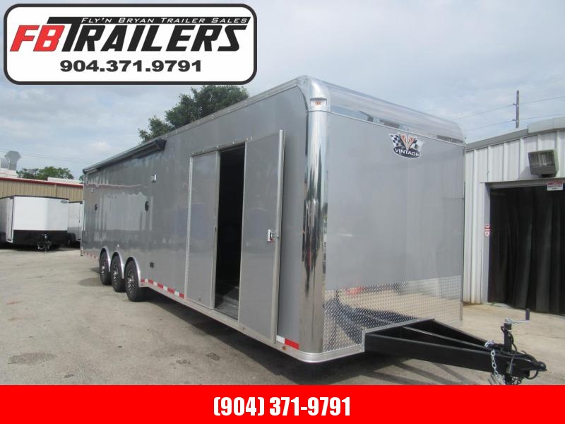 2019 34' Pro Stock Bath Package w/ A/C Elect Awning Race Trailer by Vintage Trailers 2019 34' Pro Stock Bath Package w/ A/C Elect Awning Race Trailer by Vintage Trailers
