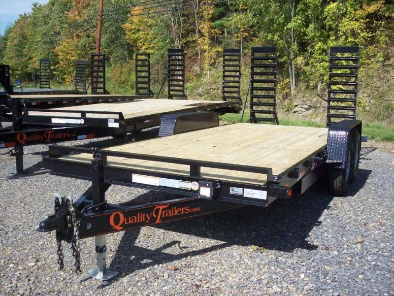 Quality Trailers QU 818+2DHG-14 Equipment Trailer Quality Trailers QU 818+2DHG-14 Equipment Trailer