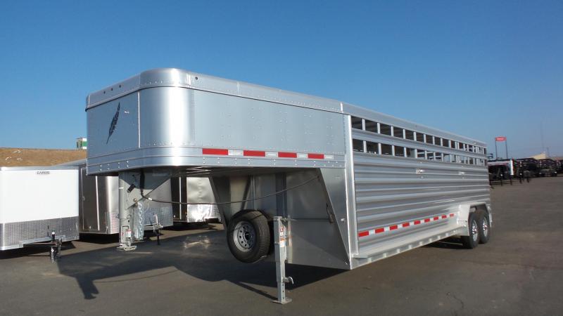 2018 Featherlite 7'0"X24'X6'6" Stock Combo Trailer 2018 Featherlite 7'0"X24'X6'6" Stock Combo Trailer