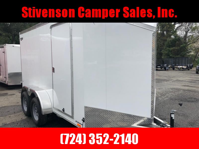 2019 Lightning Trailers 7X12 enclosed white w/ramp door 2019 Lightning Trailers 7X12 enclosed white w/ramp door