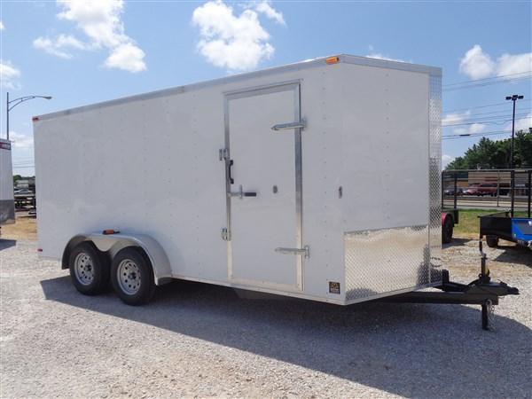 2019 Box Cargo 7' x 16' Bumper Pull Enclosed Box Cargo Trailer 2019 Box Cargo 7' x 16' Bumper Pull Enclosed Box Cargo Trailer