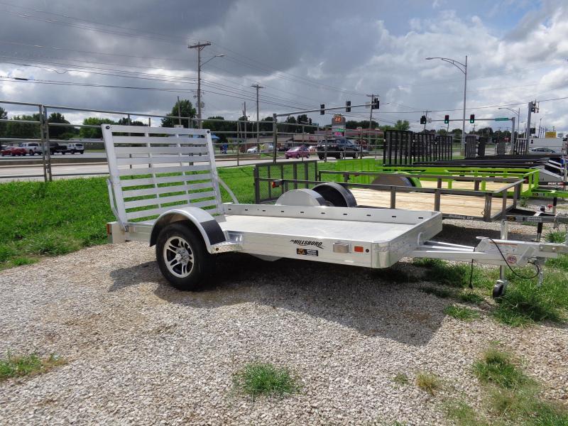 Hillsboro 70" x10' Aluminum Bumper Pull Utility Trailer Hillsboro 70" x10' Aluminum Bumper Pull Utility Trailer