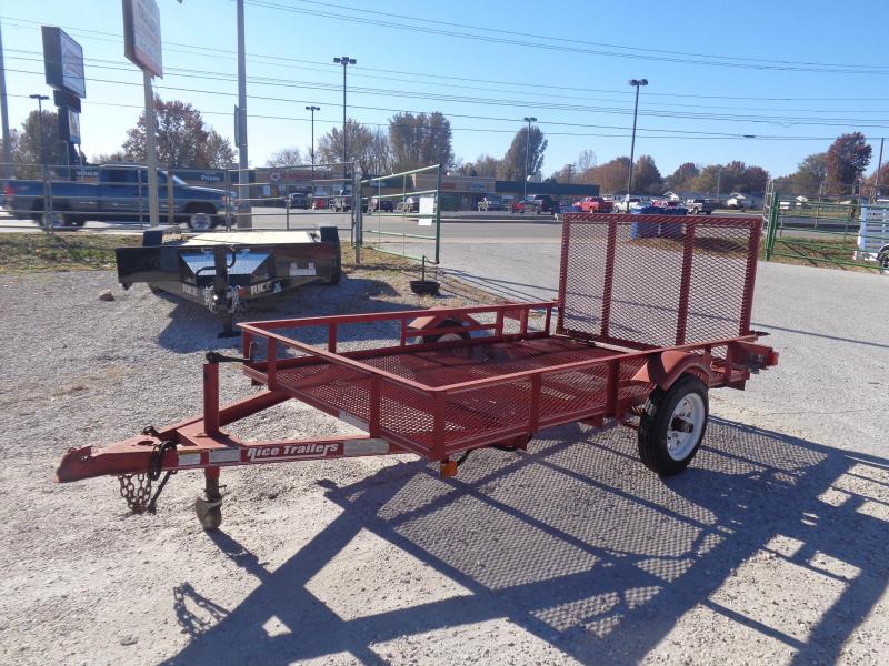 USED 2007 Rice 5 x 8 Utility Trailer USED 2007 Rice 5 x 8 Utility Trailer