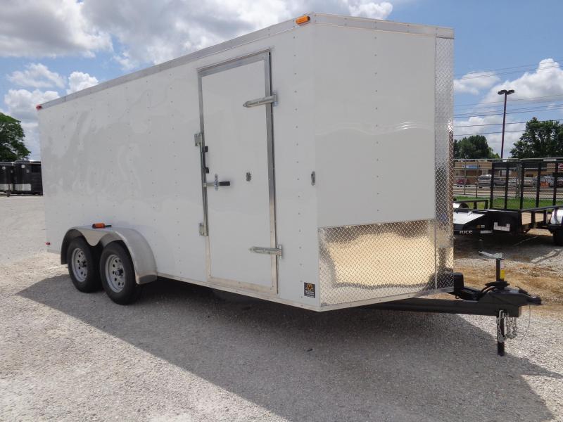 Box Cargo 7' x 16' Bumper Pull Enclosed Cargo Trailer Box Cargo 7' x 16' Bumper Pull Enclosed Cargo Trailer