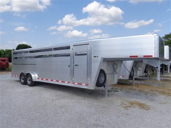 2019 Hillsboro 26' x 7' Endura Aluminum Gooseneck Stock Trailer 2019 Hillsboro 26' x 7' Endura Aluminum Gooseneck Stock Trailer