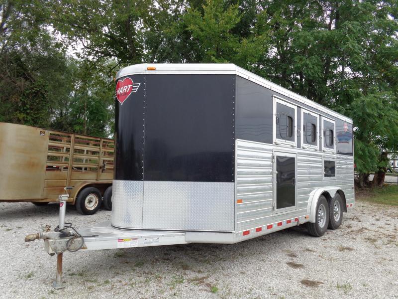 Used 2008 Hart 8 x 20 Bumper Pull 3-Horse Trailer Used 2008 Hart 8 x 20 Bumper Pull 3-Horse Trailer