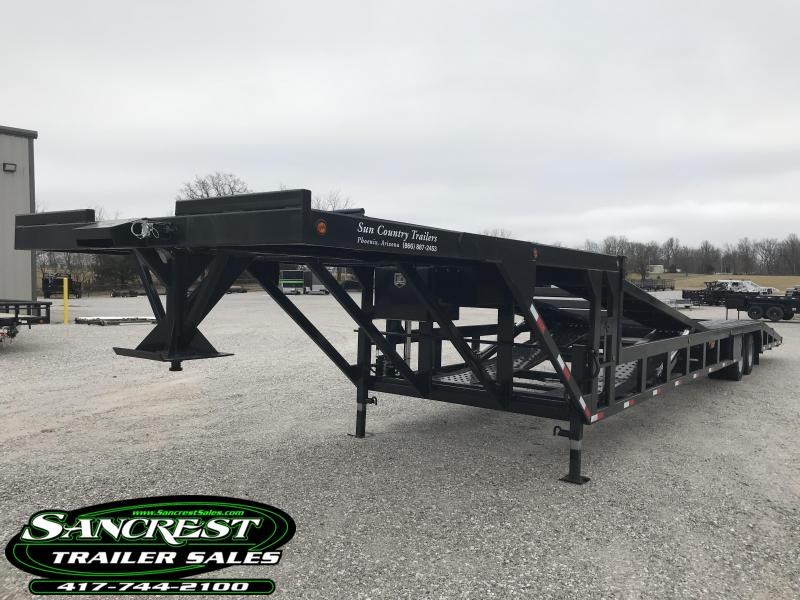 2019 SUN COUNTRY DROP DECK 4/5 CAR HAULER WITH LIFT/ TILT AND TUNNEL TOOLBOX 2019 SUN COUNTRY DROP DECK 4/5 CAR HAULER WITH LIFT/ TILT AND TUNNEL TOOLBOX