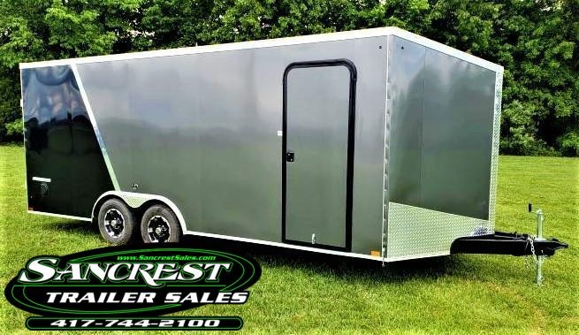 2019 IMPACT TRAILER Cargo Trailer SLANT WEDGE FRONT 8.5 X 24 2019 IMPACT TRAILER Cargo Trailer SLANT WEDGE FRONT 8.5 X 24