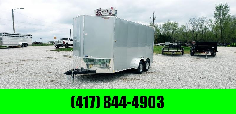 2019 H&H 7X16 TANDEM BLACK 7K CARGO 7FT HEIGHT 2019 H&H 7X16 TANDEM BLACK 7K CARGO 7FT HEIGHT