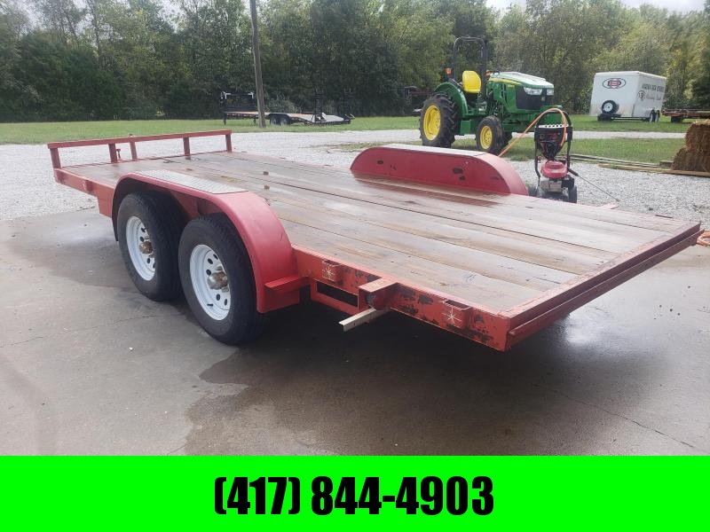 2017 Homemade 77 X 16 HEAVY BUILT Flatbed Trailer W/ Ramps 2017 Homemade 77 X 16 HEAVY BUILT Flatbed Trailer W/ Ramps