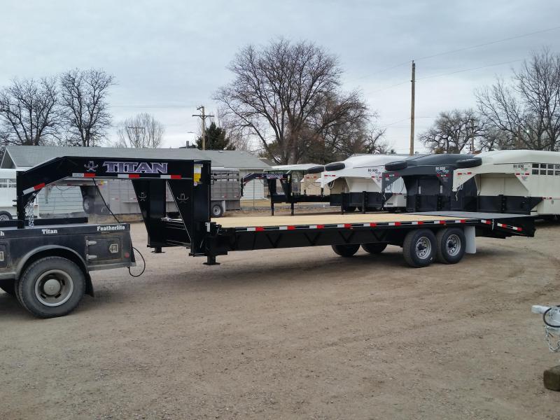 2019 Titan Trailers 26 RUFF NECK GN Flatbed Trailer 2019 Titan Trailers 26 RUFF NECK GN Flatbed Trailer