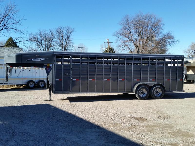 2019 Titan Trailers 24 STANDARD STOCK Livestock Trailer 2019 Titan Trailers 24 STANDARD STOCK Livestock Trailer