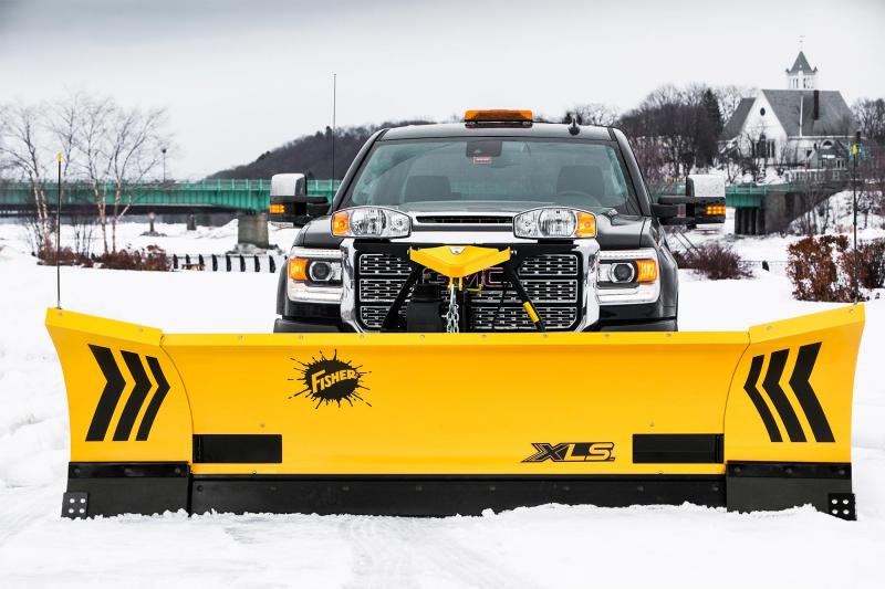 Fisher 8'6"-11' XLS 8611 MS Expandable Wing Snow Plow Fisher 8'6"-11' XLS 8611 MS Expandable Wing Snow Plow