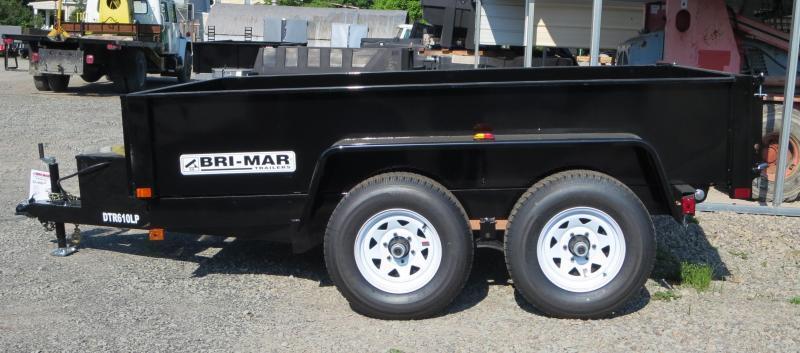Bri-Mar DTR610LP-10-D 72"x10' Dump Trailer 9.9K GVWR Bri-Mar DTR610LP-10-D 72"x10' Dump Trailer 9.9K GVWR