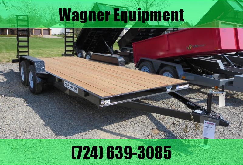 Bri-Mar EH18-10ELE 84"x18' Equipment Trailer 9.9K GVWR Bri-Mar EH18-10ELE 84"x18' Equipment Trailer 9.9K GVWR
