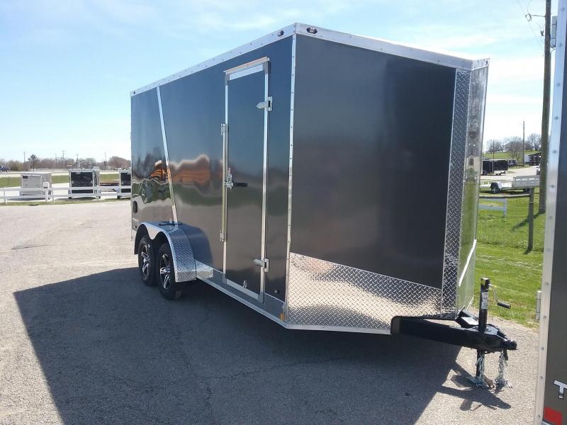 7X16 (+12" Extra Interior Height) Stealth Titam Enclosed Cargo Trailer 7X16 (+12" Extra Interior Height) Stealth Titam Enclosed Cargo Trailer
