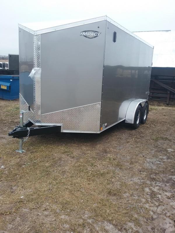 2019 Impact Tremor 7x14 (+6" Additional Height) Enclosed Cargo Trailer 2019 Impact Tremor 7x14 (+6" Additional Height) Enclosed Cargo Trailer