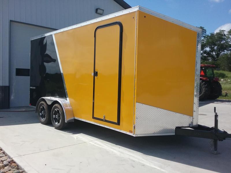 7x16 (+12" Extra Height) Impact Shockwave Enclosed Cargo Trailer 7x16 (+12" Extra Height) Impact Shockwave Enclosed Cargo Trailer