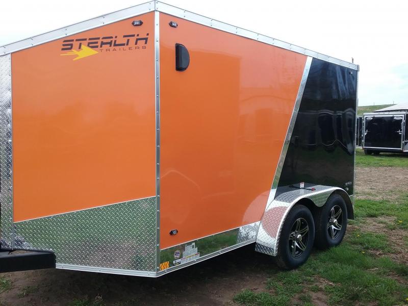 7x12 Stealth Titan Blackhawk Motorcycle Enclosed Cargo Trailer 7x12 Stealth Titan Blackhawk Motorcycle Enclosed Cargo Trailer