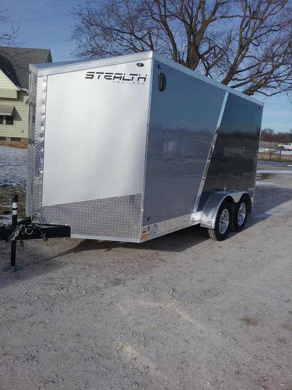 7x14 (+6" Additional Height) Stealth Titan Enclosed Cargo Trailer 7x14 (+6" Additional Height) Stealth Titan Enclosed Cargo Trailer