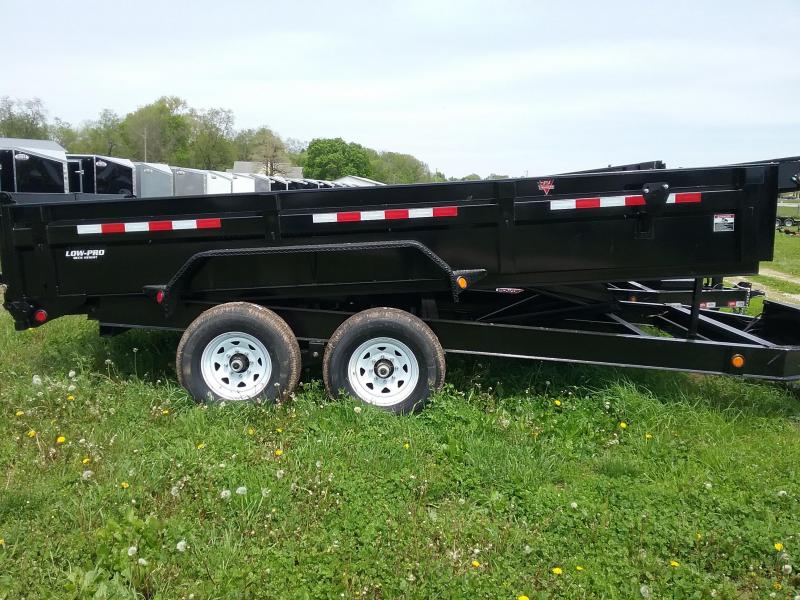 PJ Low Pro HD Dump Trailer with Tarp 83"X16' PJ Low Pro HD Dump Trailer with Tarp 83"X16'