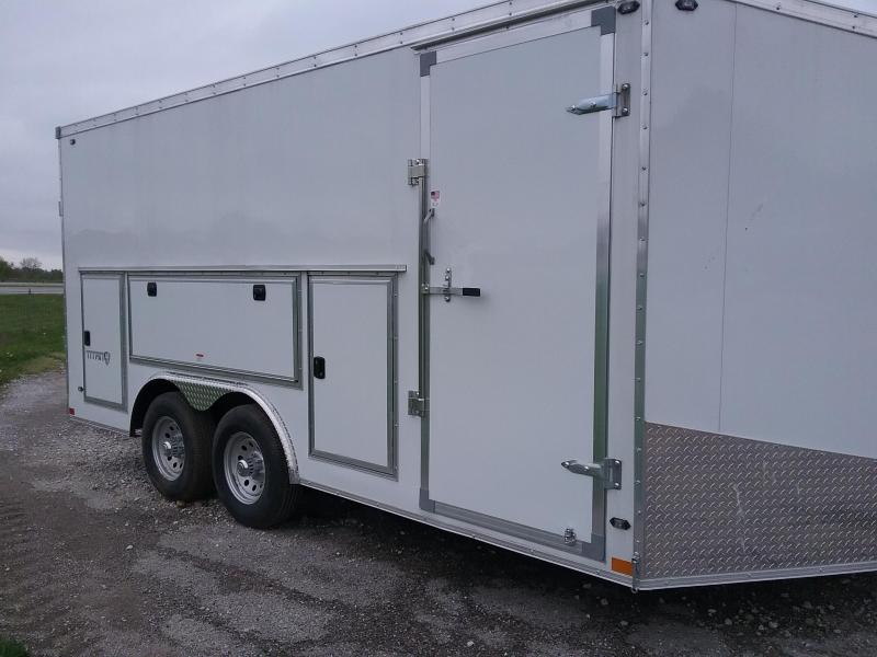 8.5x16 Stealth Titan with Tool Crib Package *HAIL DAMAGED-CALL FOR DISCOUNT PRICING* 8.5x16 Stealth Titan with Tool Crib Package *HAIL DAMAGED-CALL FOR DISCOUNT PRICING*
