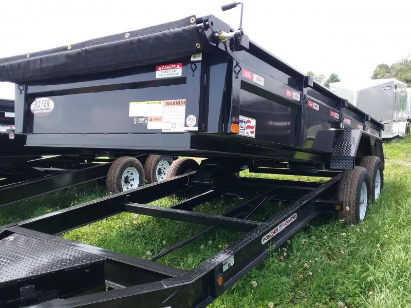 Liberty Dump Trailer with Tarp 83"x16' Liberty Dump Trailer with Tarp 83"x16'