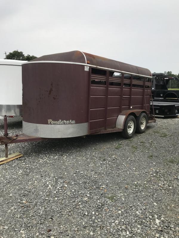 2007 Ponderosa Trailers 16x6 BP Stock Livestock Trailer 2007 Ponderosa Trailers 16x6 BP Stock Livestock Trailer