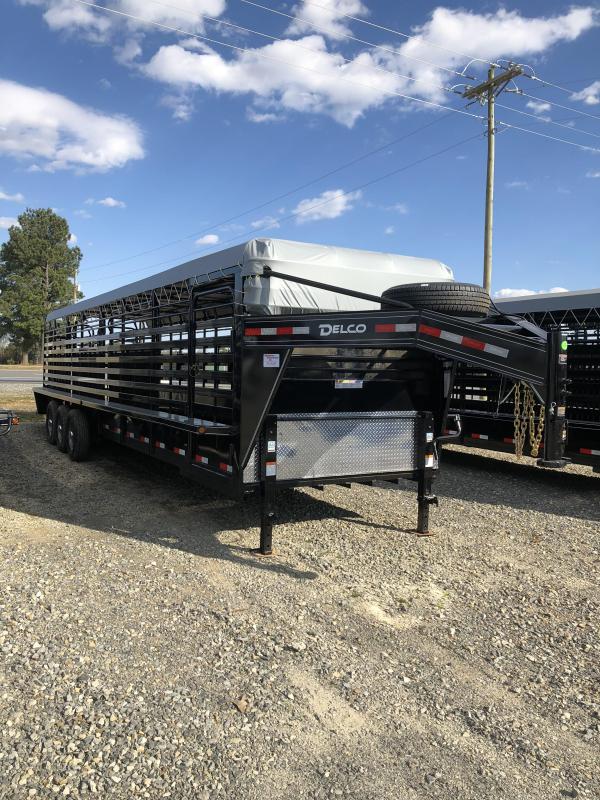 2019 Delco Trailers 32x6.8 Stock Livestock Trailer 2019 Delco Trailers 32x6.8 Stock Livestock Trailer