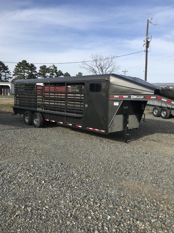 2019 Delco Trailers 24x6.8 Metal Top Stock Trailer 2019 Delco Trailers 24x6.8 Metal Top Stock Trailer