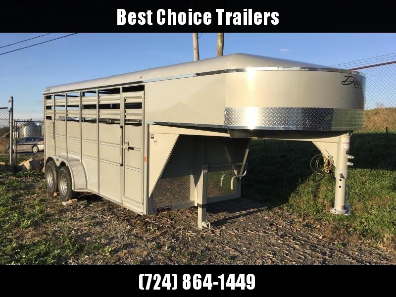 2018 Delta Gooseneck 500 ES 16' Livestock Trailer 7000# GVW * CLEARANCE 2018 Delta Gooseneck 500 ES 16' Livestock Trailer 7000# GVW * CLEARANCE