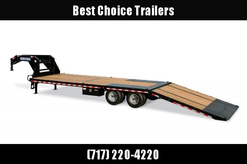 2019 Sure-Trac 102x22+10' Gooseneck Hydraulic Dovetail Deckover Trailer 22500# GVW 2019 Sure-Trac 102x22+10' Gooseneck Hydraulic Dovetail Deckover Trailer 22500# GVW