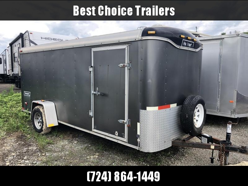 USED Haulmark 6x14' Enclosed Cargo Trailer * RAMP DOOR * ROUND TOP * SPARE TIRE USED Haulmark 6x14' Enclosed Cargo Trailer * RAMP DOOR * ROUND TOP * SPARE TIRE