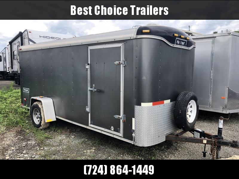USED Haulmark 6x14' Enclosed Cargo Trailer * RAMP DOOR * ROUND TOP * SPARE TIRE USED Haulmark 6x14' Enclosed Cargo Trailer * RAMP DOOR * ROUND TOP * SPARE TIRE