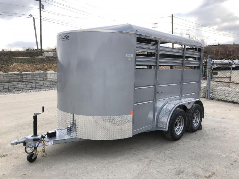 2018 Delta 500ES 12' Livestock Trailer 7000# GVW SILVER 2018 Delta 500ES 12' Livestock Trailer 7000# GVW SILVER