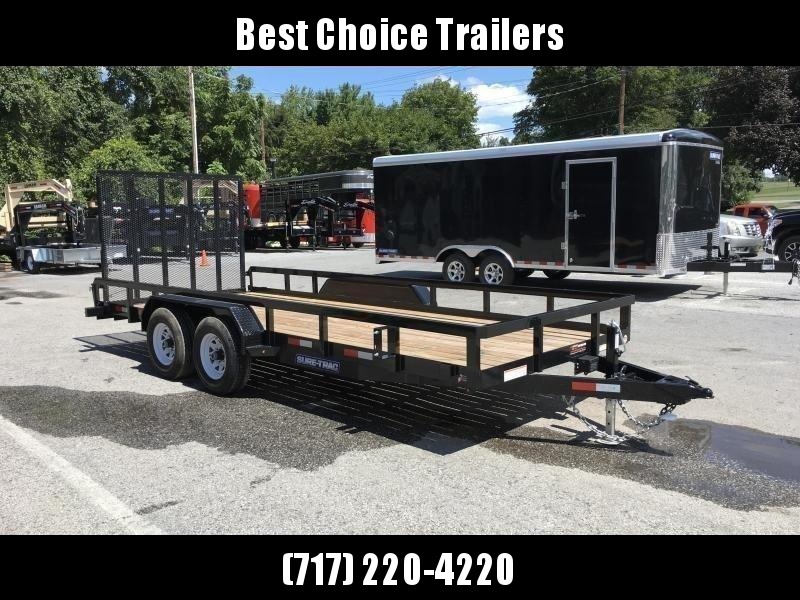 2019 Sure-Trac 7x18 Tube Top Utility Landscape Trailer 9900# GVW * PROFESSIONAL LANDSCAPE SERIES * REINFORCED GATE * 5' GATE UPGRADE 2019 Sure-Trac 7x18 Tube Top Utility Landscape Trailer 9900# GVW * PROFESSIONAL LANDSCAPE SERIES * REINFORCED GATE * 5' GATE UPGRADE