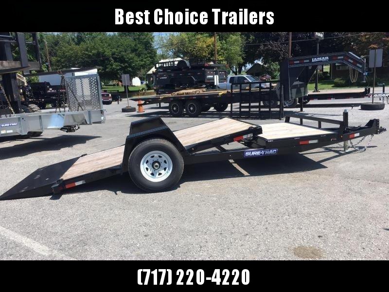 2019 Sure-Trac 78"x12+4' Tilt Equipment Trailer Scissor Hauler 7800# GVW * OAK DECK 2019 Sure-Trac 78"x12+4' Tilt Equipment Trailer Scissor Hauler 7800# GVW * OAK DECK
