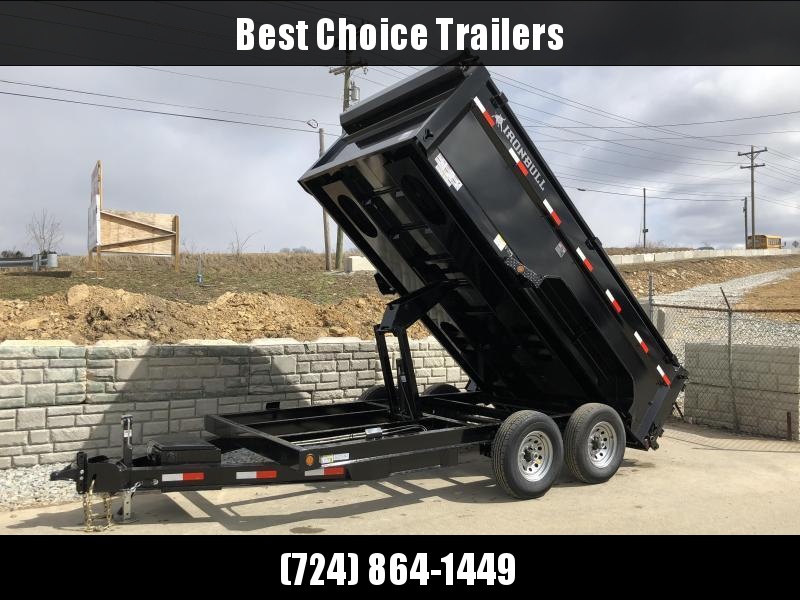 2018 Ironbull 7x14' 3' HIGH SIDES Dump Trailer 14000# GVW RAMPS * TARP * SCISSOR * 2ND TOOLBOX * SPARE MT 2018 Ironbull 7x14' 3' HIGH SIDES Dump Trailer 14000# GVW RAMPS * TARP * SCISSOR * 2ND TOOLBOX * SPARE MT