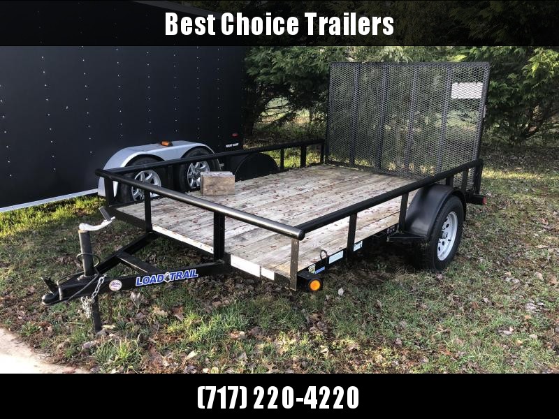 USED 2014 Load Trail 76x10' Pipe Top Rail Utility Landscape Trailer 2990# USED 2014 Load Trail 76x10' Pipe Top Rail Utility Landscape Trailer 2990#
