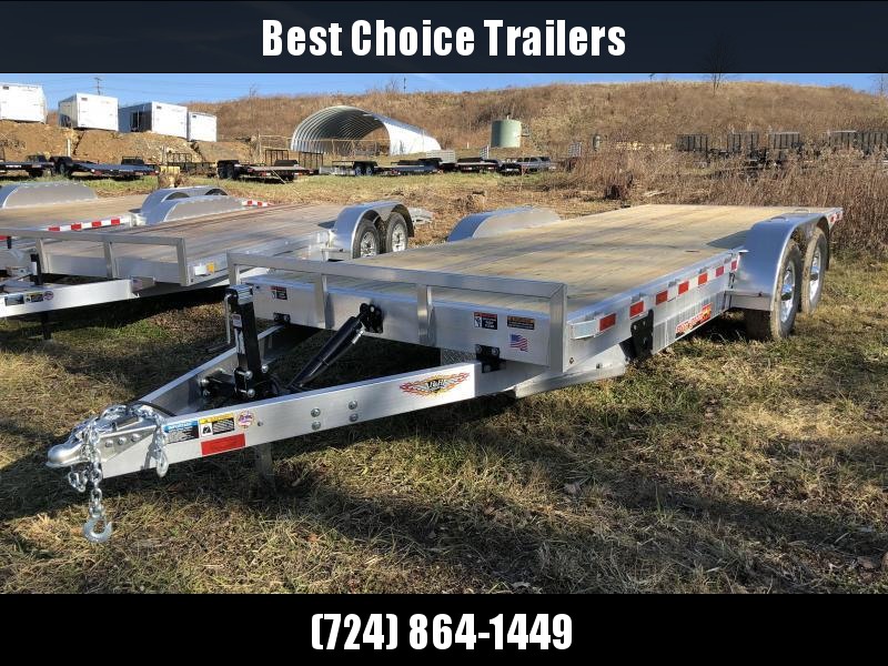 2018 H&H 7x20' Aluminum Power Tilt Car Trailer 9990# GVW * CLEARANCE 2018 H&H 7x20' Aluminum Power Tilt Car Trailer 9990# GVW * CLEARANCE