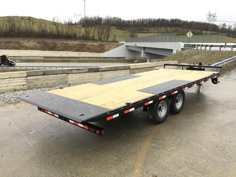 2018 Iron Bull 102"x24' Deckover Power Tilt Trailer 14000 GVW