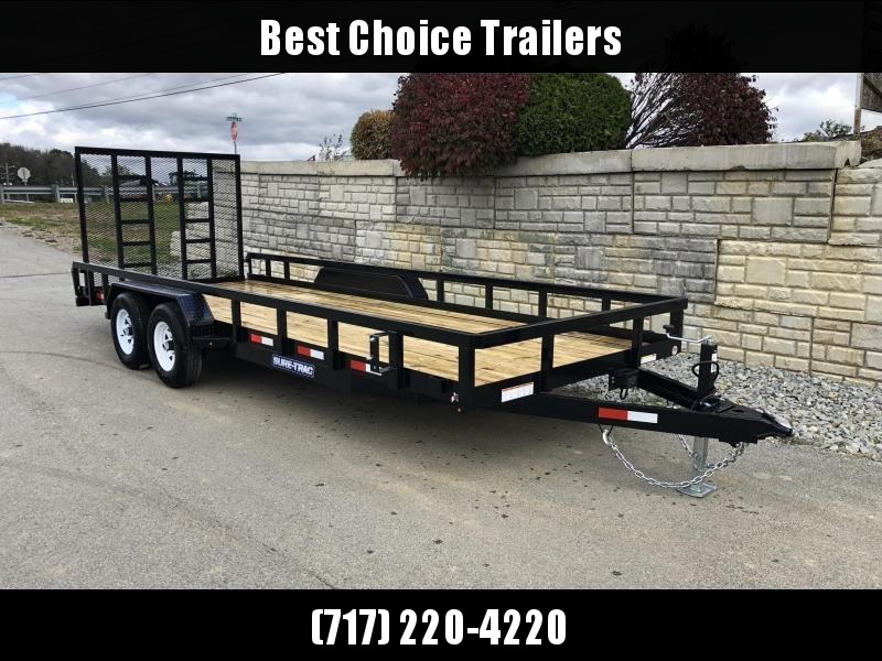 2019 Sure-Trac 7x20 Tube Top Utility Landscape Trailer 9900# GVW * PROFESSIONAL LANDSCAPE SERIES * 5' HD GATE UPGRADE 2019 Sure-Trac 7x20 Tube Top Utility Landscape Trailer 9900# GVW * PROFESSIONAL LANDSCAPE SERIES * 5' HD GATE UPGRADE