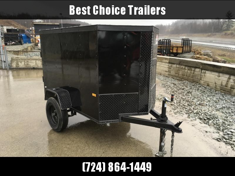 2018 Rock Solid 4x6' Enclosed Cargo Trailer 1900# GVW * BLACKOUT 2018 Rock Solid 4x6' Enclosed Cargo Trailer 1900# GVW * BLACKOUT